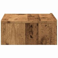 Tv-meubel met LED-verlichting 60x35x15,5 cm oud houtkleurig 8