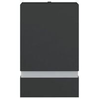 Buitenwandlamp roestvrij staal zwart 4