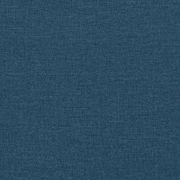 Massage chaise longue met bolster stof blauw 9