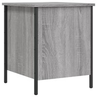 Opbergbankje 40x42,5x50 cm bewerkt hout grijs sonoma eikenkleur 2