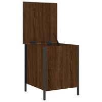 Opbergbankje 40x42,5x50 cm bewerkt hout bruin eikenkleur 6