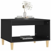 Salontafel 60x50x40 cm bewerkt hout zwart 4