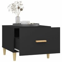 Salontafel 50x50x40 cm bewerkt hout zwart 5