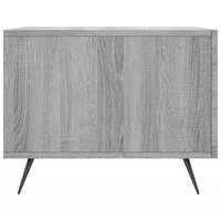 Salontafel 50x50x40 cm bewerkt hout grijs sonoma eiken 7