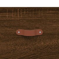 Salontafel 50x50x40 cm bewerkt hout bruin eikenkleur 9