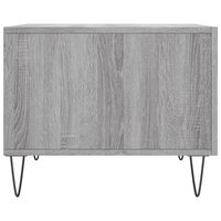 Salontafel 50x50x40 cm bewerkt hout grijs sonoma eiken 7