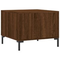 Salontafel 50x50x40 cm bewerkt hout bruin eikenkleur 8