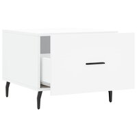Salontafel 50x50x40 cm bewerkt hout wit 6