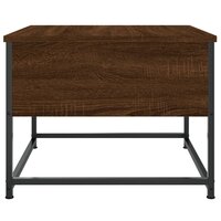 Salontafel 51x51x40 cm bewerkt hout bruin eikenkleur 7