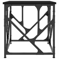 Salontafel 45x45x47,5 cm bewerkt hout zwart 4