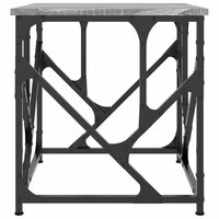 Salontafel 45x45x47,5 cm bewerkt hout grijs sonoma 4