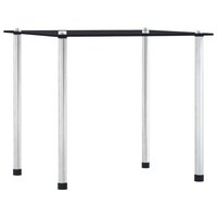 3-delige Tafeltjesset gehard glas zwart 4