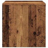 3-delige Tafeltjesset bewerkt hout oud houtkleurig 6