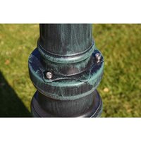 Tuinlantaarn Brighton 3-arms 230 cm donkergroen/zwart 5