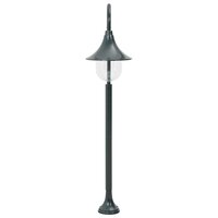 Paalverlichting tuin E27 120 cm aluminium donkergroen 3