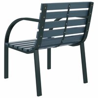 Tuinstoelen 2 st hout grijs 6