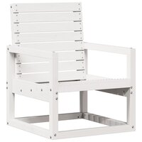 Tuinstoel 57,5x63x76 cm massief grenenhout wit 2