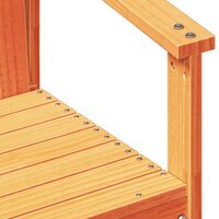 Tuinstoel 62x56x77 cm massief grenenhout wasbruin 7