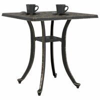 Tuintafel 53x53x53 cm gietaluminium bronskleurig 4
