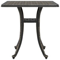 Tuintafel 53x53x53 cm gietaluminium bronskleurig 5
