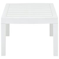 Tuintafel 78x55x38 cm kunststof wit 3