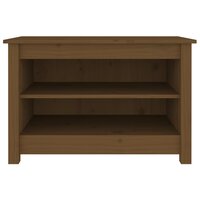 Schoenenkast 70x38x45,5 cm massief grenenhout honingbruin 3