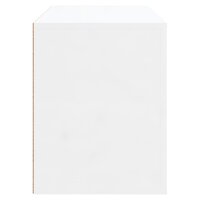Schoenenkast 80x35x45 cm bewerkt hout hoogglans wit 6