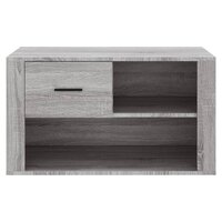 Schoenenkast 80x35x45 cm bewerkt hout grijs sonoma 5