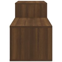 Schoenenkast 150x35x45 cm bewerkt hout bruin eikenkleur 6