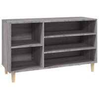 Schoenenkast 102x36x60 cm bewerkt hout sonoma grijs 2