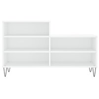 Schoenenkast 102x36x60 cm bewerkt hout wit 4
