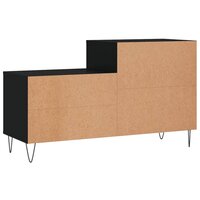 Schoenenkast 102x36x60 cm bewerkt hout zwart 6