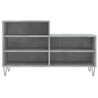 Schoenenkast 102x36x60 cm bewerkt hout betongrijs 4