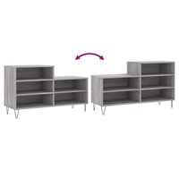 Schoenenkast 102x36x60 cm bewerkt hout sonoma grijs 7