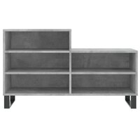 Schoenenkast 102x36x60 cm bewerkt hout betongrijs 4