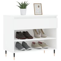 Schoenenkast 70x36x60 cm bewerkt hout wit 3