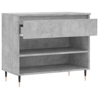 Schoenenkast 70x36x60 cm bewerkt hout betongrijs 5