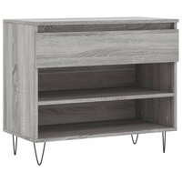 Schoenenkast 70x36x60 cm bewerkt hout sonoma grijs 2