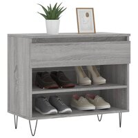 Schoenenkast 70x36x60 cm bewerkt hout sonoma grijs 3