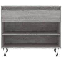 Schoenenkast 70x36x60 cm bewerkt hout sonoma grijs 5