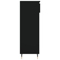Schoenenkast 40x36x105 cm bewerkt hout zwart 7