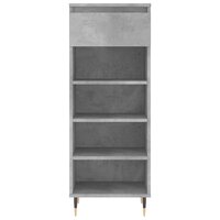 Schoenenkast 40x36x105 cm bewerkt hout betongrijs 5