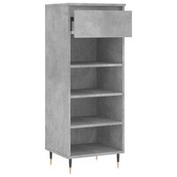 Schoenenkast 40x36x105 cm bewerkt hout betongrijs 6