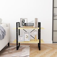 Boekenkast met 2 schappen 80x30x70 cm massief grenenhout 3