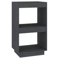 Boekenkast 40x35x71 cm massief grenenhout grijs 2