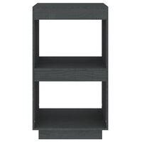 Boekenkast 40x35x71 cm massief grenenhout grijs 5
