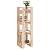 Boekenkast / kamerscherm 41x35x125 cm massief grenenhout 5