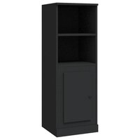 Hoge kast 36x35,5x103,5 cm bewerkt hout zwart 2