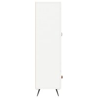Hoge kast 69,5x31x115 cm bewerkt hout wit 7