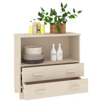 Dressoir HAMAR 85x35x80 cm massief grenenhout honingbruin 4